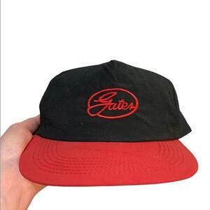 Vintage gates hydraulics hat cap red and black snapback hat
